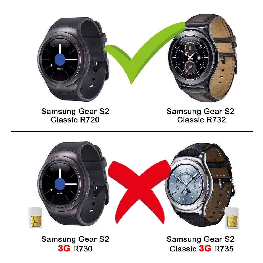EB-BR720ABE Battery for Samsung Gear S2 Classic SM-R732/Gear S2 SM-R720 Smart Watch SM-R7200ZWAXAR SM-R7200ZKAXAR Replacement Battery with [Set of Screws] and Adhesive Tool Repair Kit