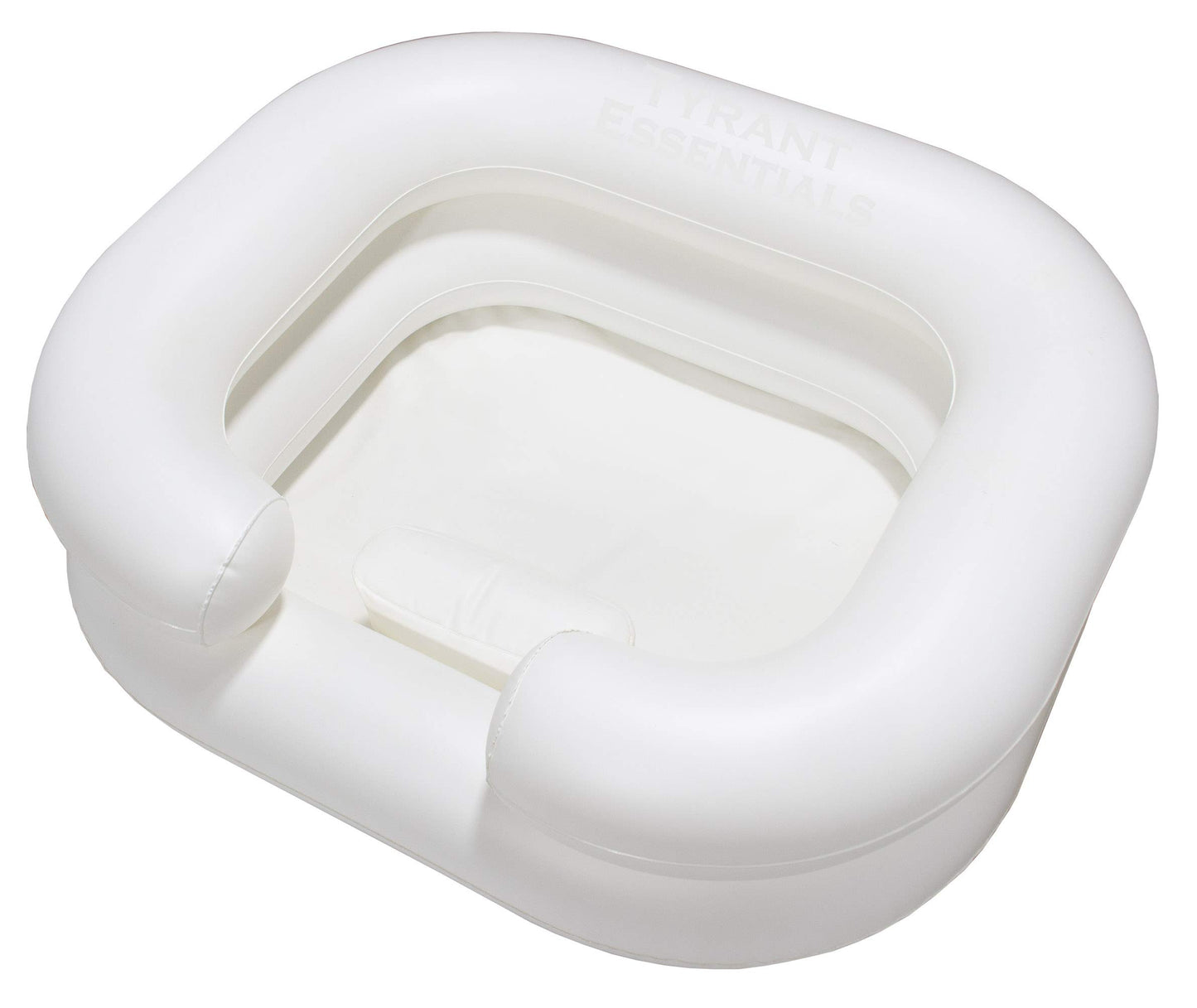 Inflatable Shampoo Basin with Pillow – in Bed Hair Wash Bowl for Bedridden, Elderly Disabled and Loved Ones – Pillow for Extra Head & Neck Support with No-Clog Easy Drainage