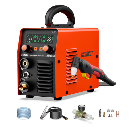 Plasma Cutter, High Frequency 50/60Hz IGBT Inverter Air Plasma Cutting Machine (CUT35 110V)