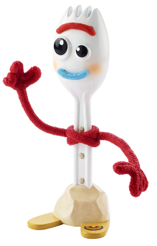 Toy Story 4Toy Story 4 True Talkers Forky Figure, 7.2 in, Posable, Talking Character Figure with Authentic Movie-Inspired Look and 15+ Phrases, Gift for Kids 3 Years and Older