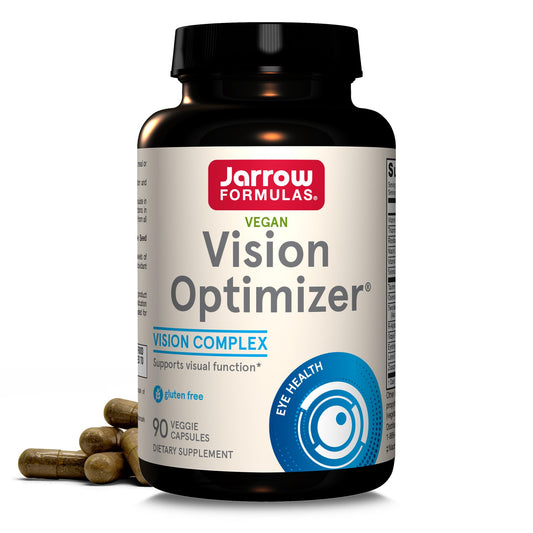Jarrow Formulas Vision Optimizer, Dietary Supplement, Vision Complex, Supports Visual Function, 90 Capsules, Up to a 30 Day Supply
