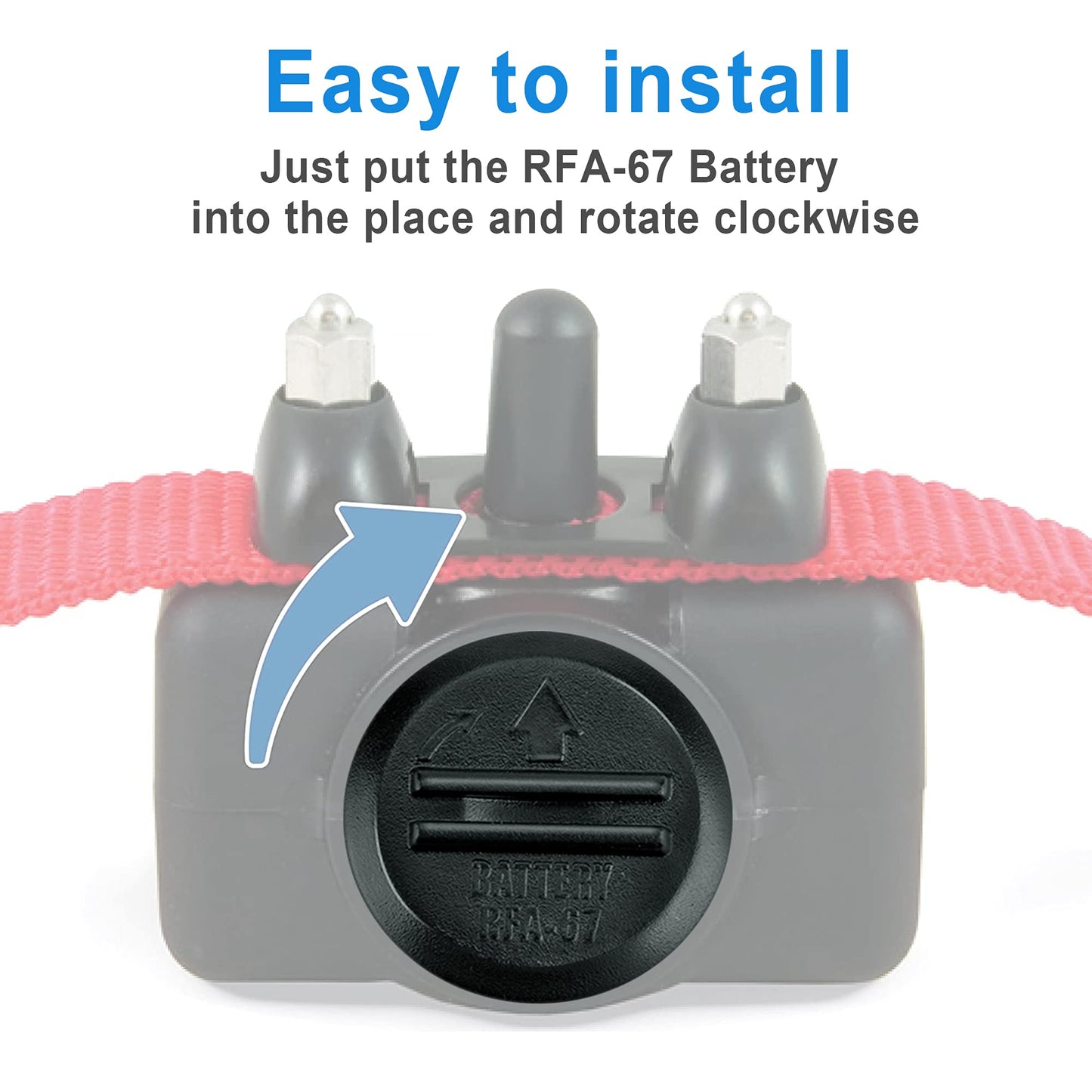LP RFA-67 Pet Collar Batteries for PIF-300 RF300 PIF-275-19 PRF-3004W PUL-250, Compatible with RFA-67D-11 6 Volt Lithium Replacement Battery (10 Pack)