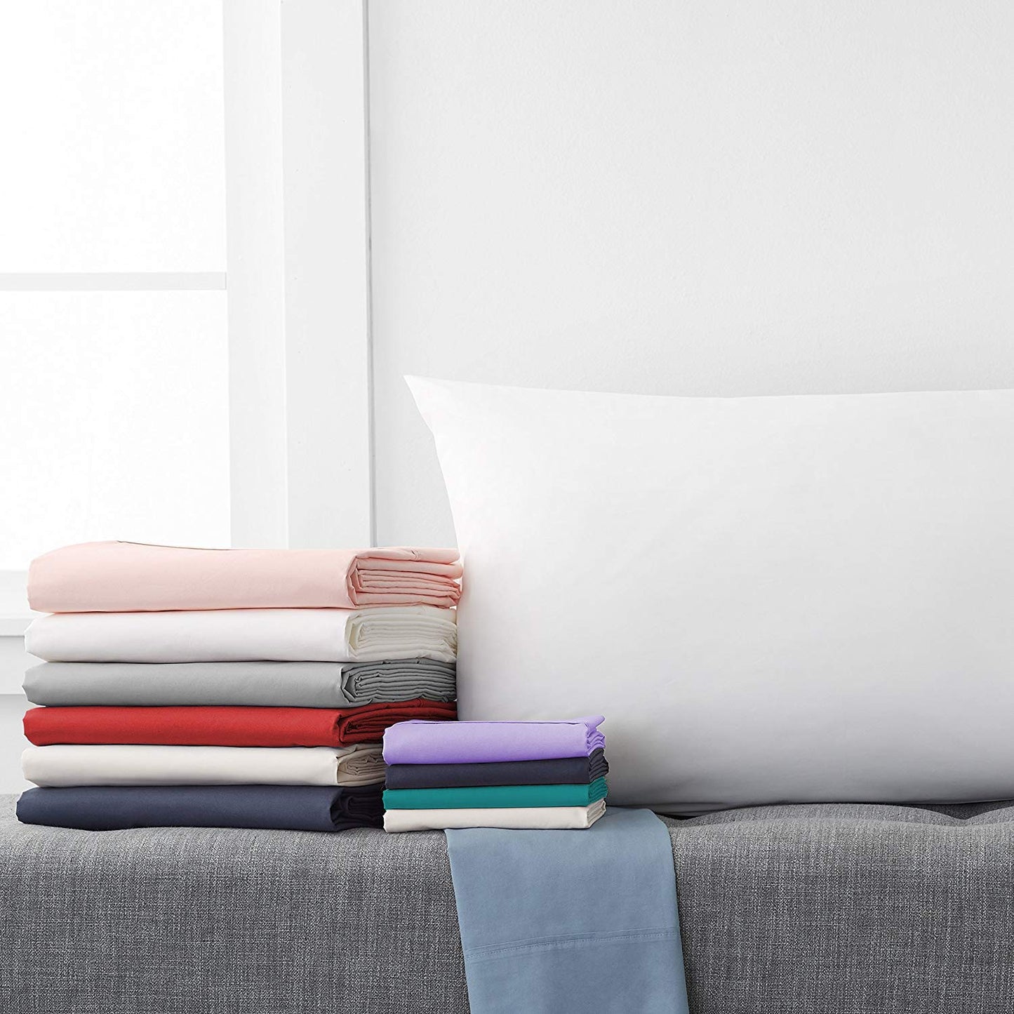 Elegant Comfort 1500 Premier Wrinkle & Fade Resistant Hotel Quality 4-Piece Bed Sheet Set Ultra Soft Luxurious Bed Sheet Set Includes Flat Sheet, Fitted Sheet and 2 Pillowcases
