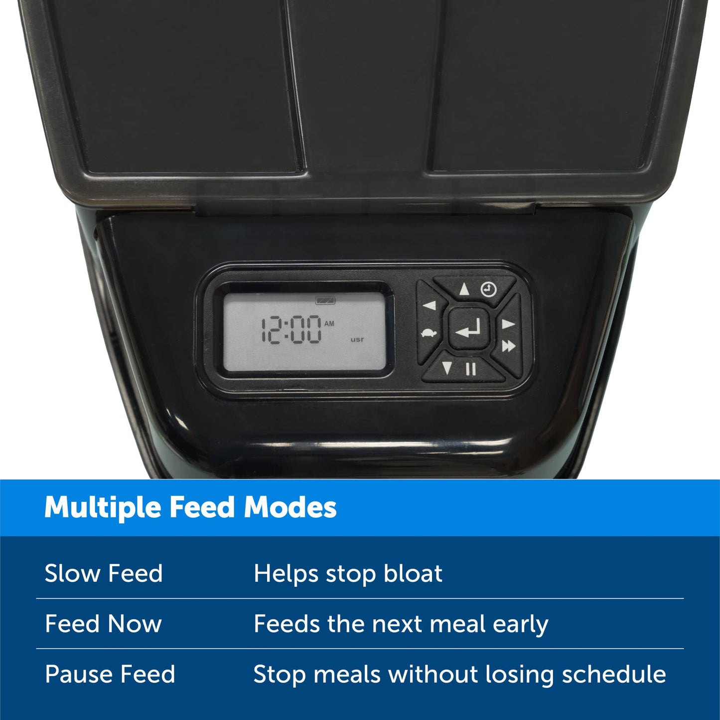 Healthy Pet Simply Feed - PetSafe Automatic Feeder - Headquartered in Knoxville, TN - Automatic Dog Feeder from The Engineers of The Smart Feed & Dancing Dot - 1-Year Comprehensive Protection Plan