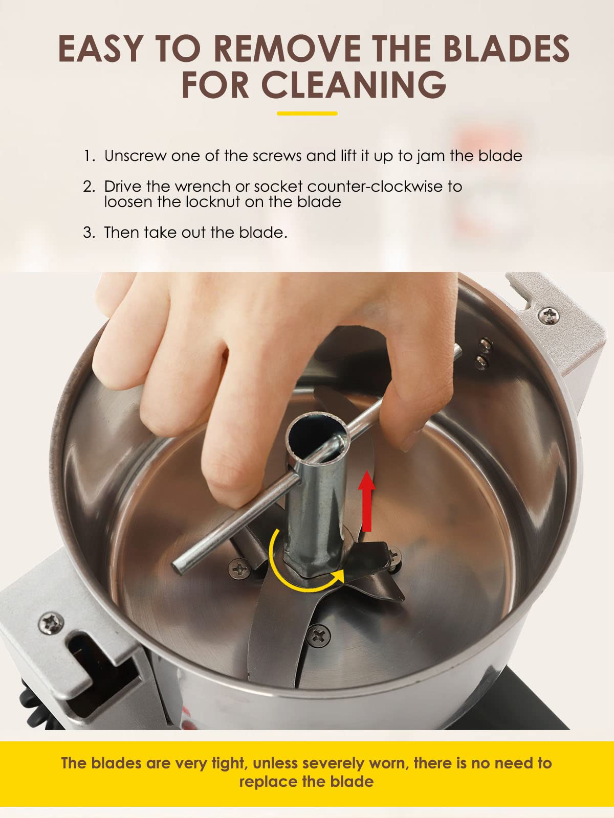 CGOLDENWALL 2000g Stainless Steel Electric Grain Grinder Mill for Grinding Various Grains Spice Grain Mill Herb Grinder Pulverizer 110V Gift for Mom Wife