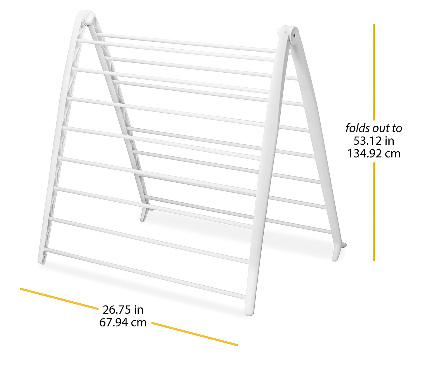 Whitmor Spacemaker Drying Rack, White