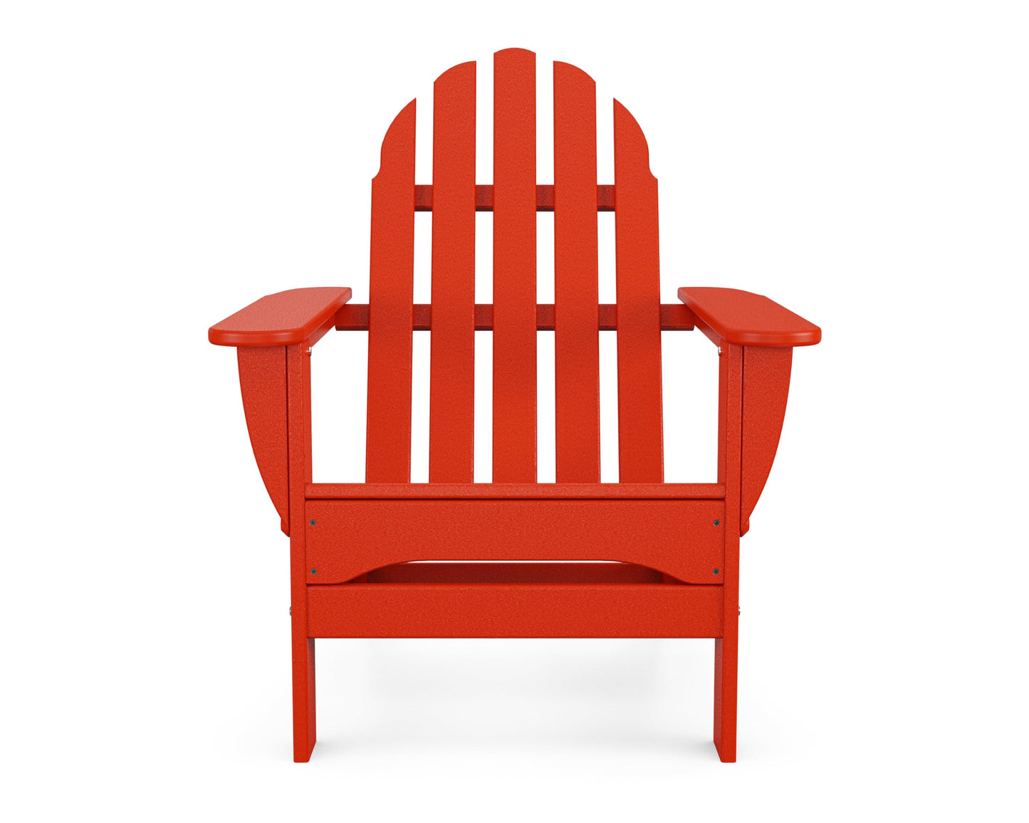 POLYWOOD AD5030SR Classic Folding Adirondack Chair, 38.5" H x31.25 W x 33.5" D, Sunset Red
