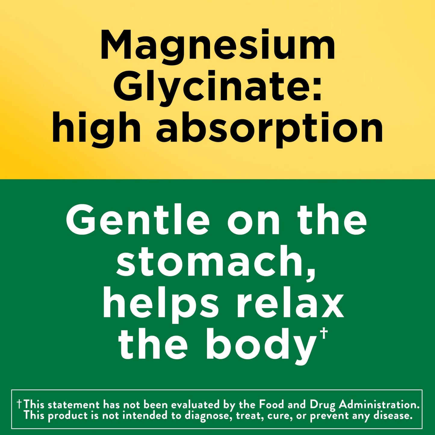 Nature Made Magnesium Glycinate 200 mg per Serving, Magnesium Supplement for Muscle, Heart, Nerve and Bone Support, 60 Magnesium Bisglycinate Capsules, 30 Day Supply