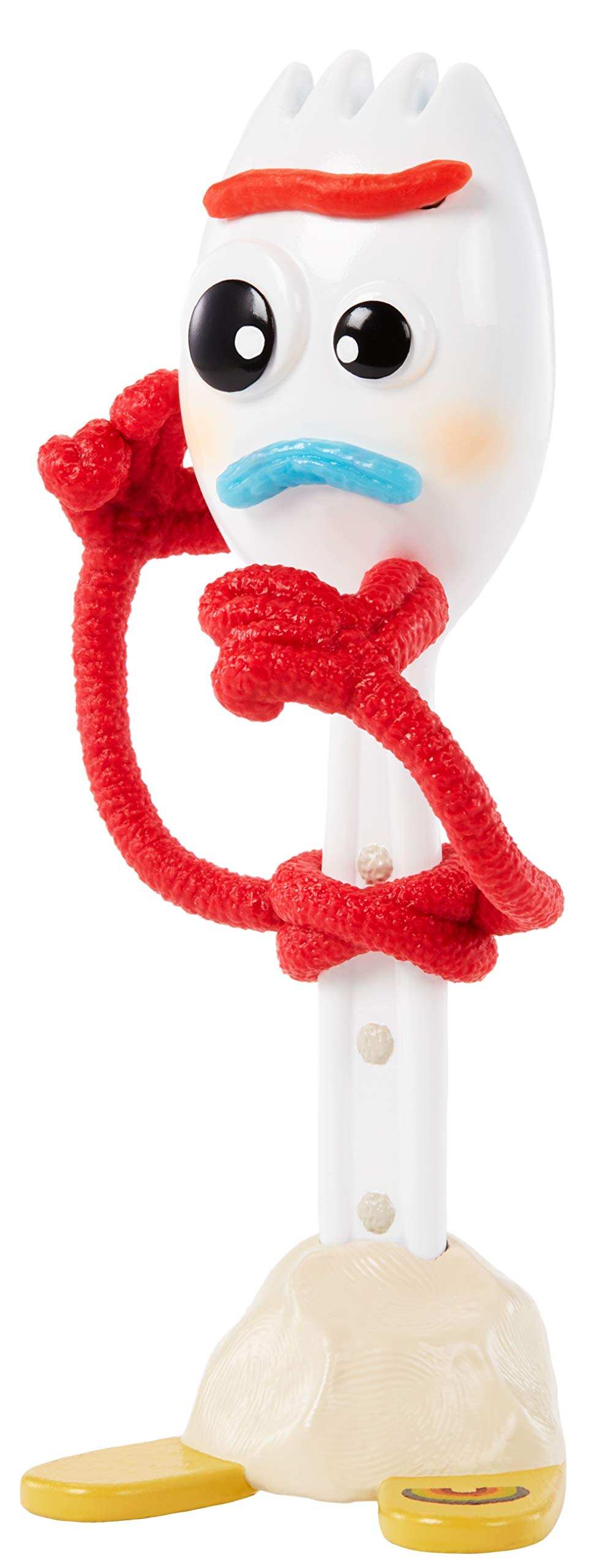 Toy Story 4Toy Story 4 True Talkers Forky Figure, 7.2 in, Posable, Talking Character Figure with Authentic Movie-Inspired Look and 15+ Phrases, Gift for Kids 3 Years and Older