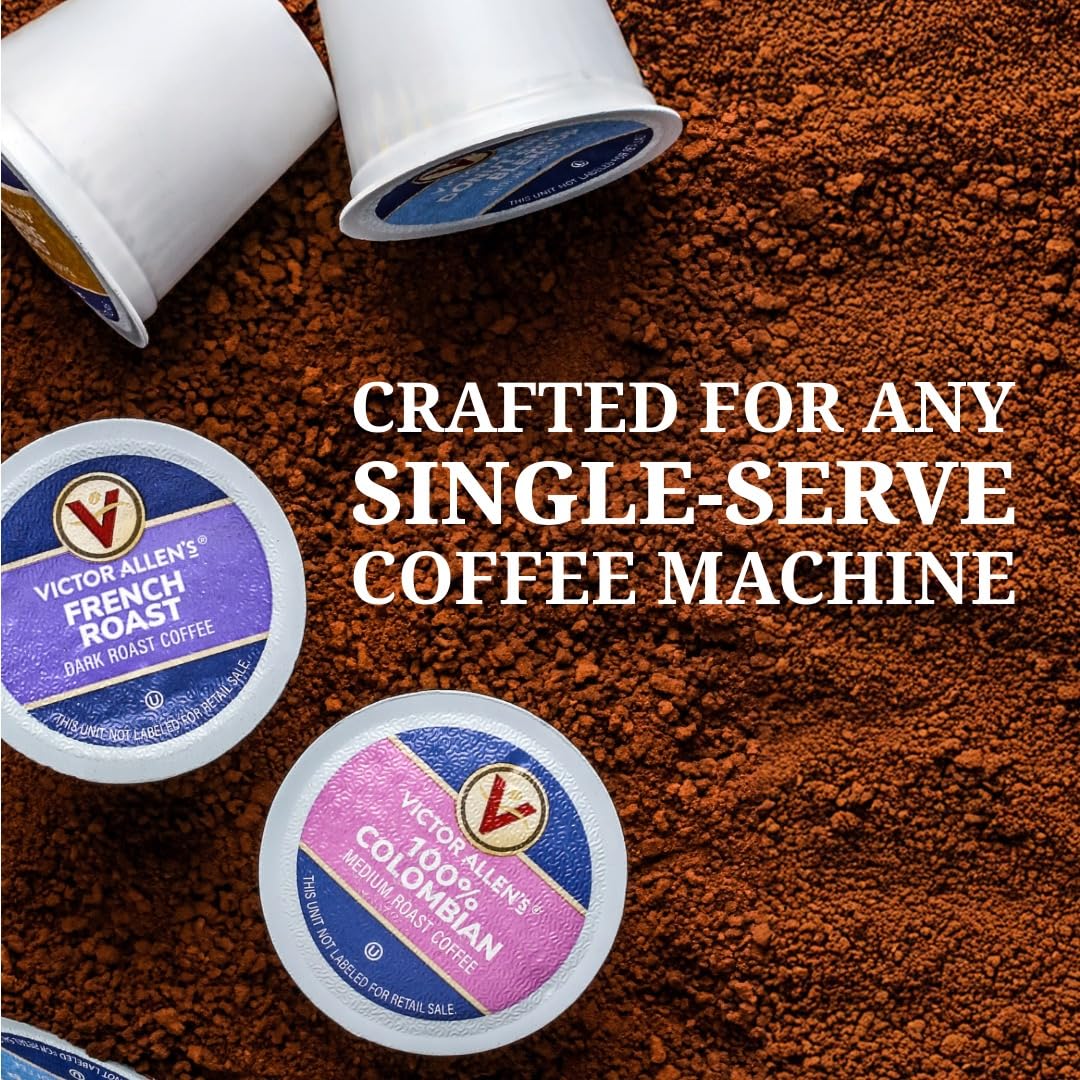 Victor Allen's Coffee French Vanilla Flavored Cappuccino Mix, 42 Count, Single Serve K-Cup Pods for Keurig K-Cup Brewers