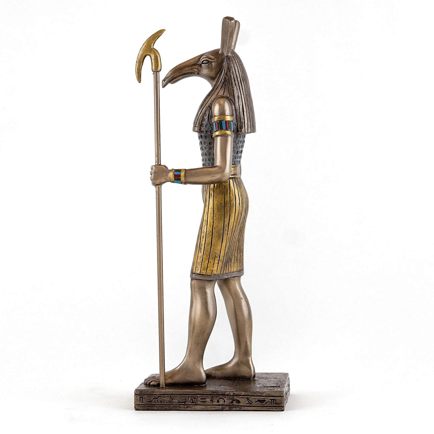 Top Collection Egyptian God Seth Statue - 8.75-Inch Ancient Egyptian God Figurine in Cold Cast Bronze