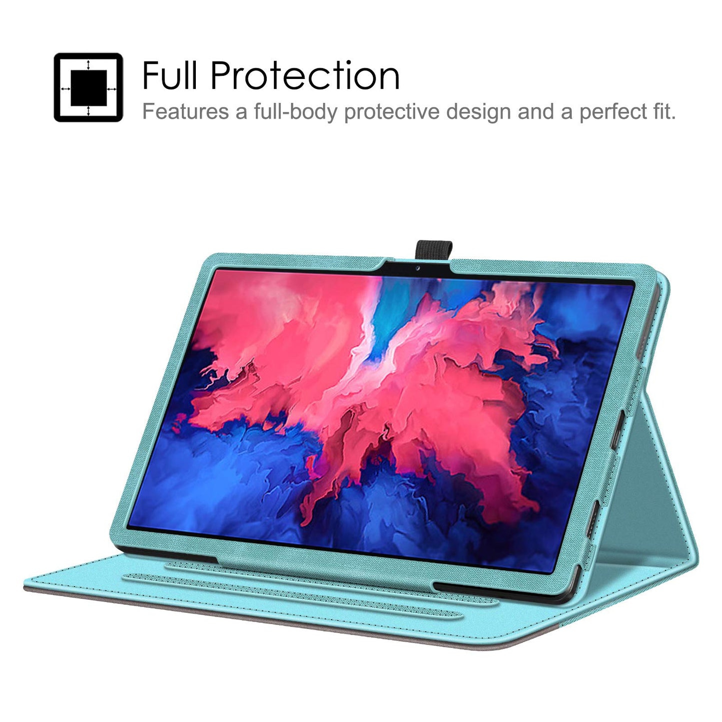 Fintie Case for Lenovo Tab P11 Plus Case 2021, Multi-Angle Viewing Folio Cover w/Pocket, Auto Wake/Sleep for Lenovo Tab P11 11” 2020 (Model: TB-J607F TB-J606X) Release Tablet, Black