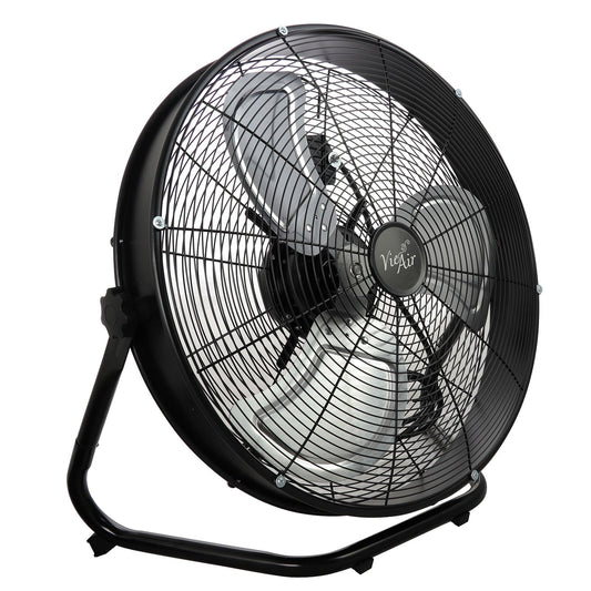 Vie Air Industrial Fan Collection, 20 Inch, Black