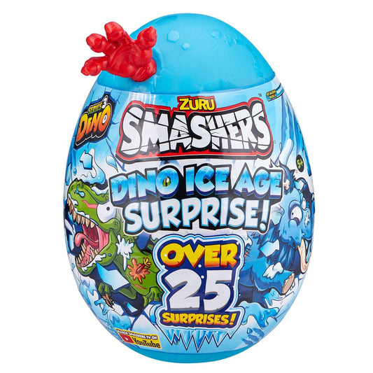 Smashers Dino Ice Age Pterodactyl Series 3 by ZURU Surprise Egg with Over 20 Surprises! - Slime, Dinosaur Toy, Collectibles, Toys for Boys and Kids (Pterodactyl)