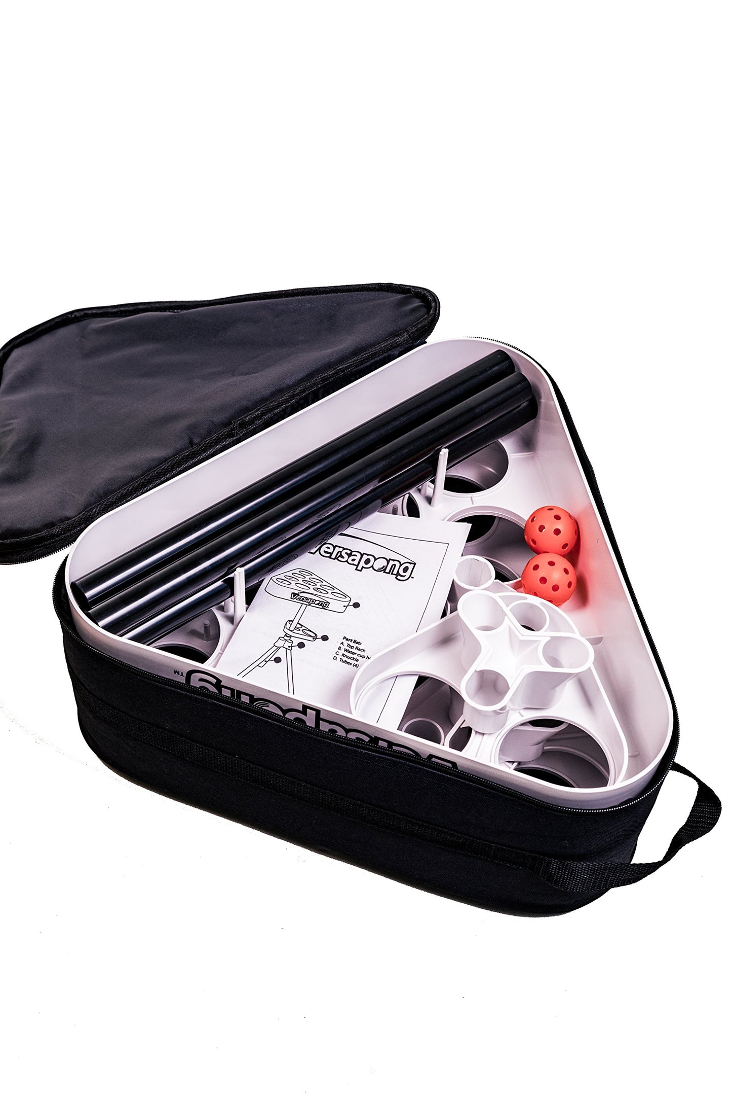 Portable Beer Pong Table/Tailgate Game with Backpack Carry Case and Balls