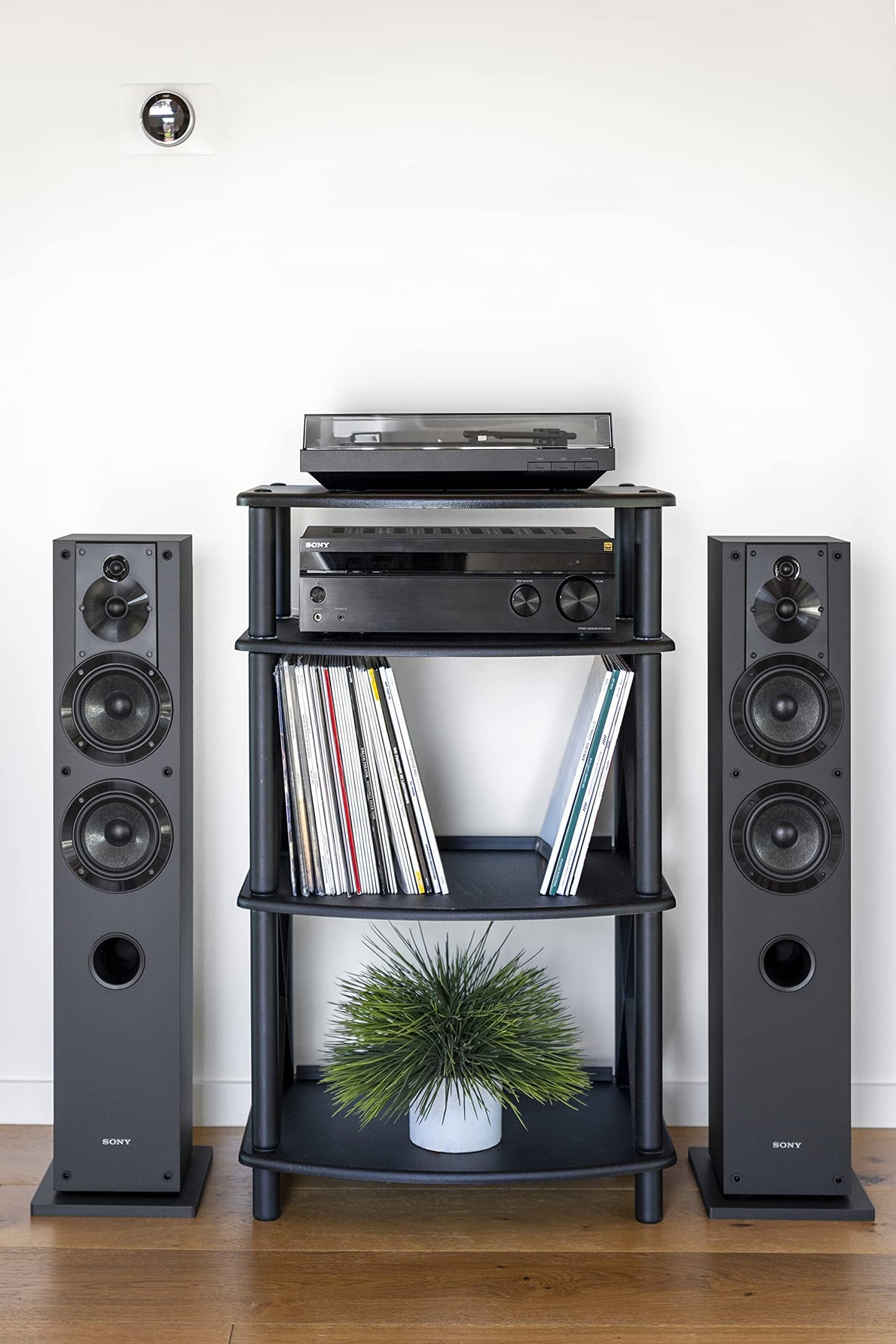 Sony SSCS3 3-Way Floor-Standing Speaker (Single) - Black