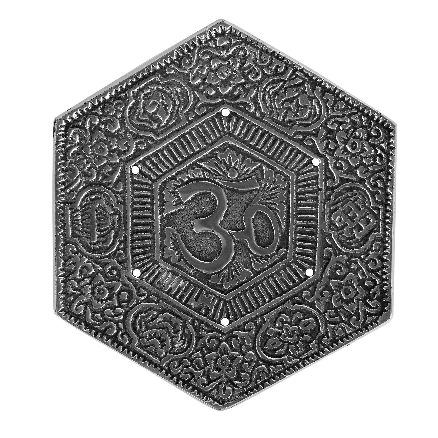 Incense Burner - Incense Cone Burner - Palo Santo Holder - Tibetan Style Incense Stick Holder with OM Symbol